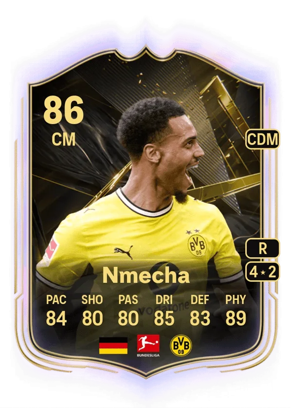 Felix Nmecha (Team of the Week, OVR 86, CM) - PS4, PS5, XSX, XSS, XOne