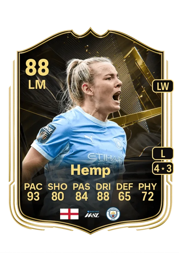 Lauren Hemp (Team of the Week, OVR 88, LM) - PC
