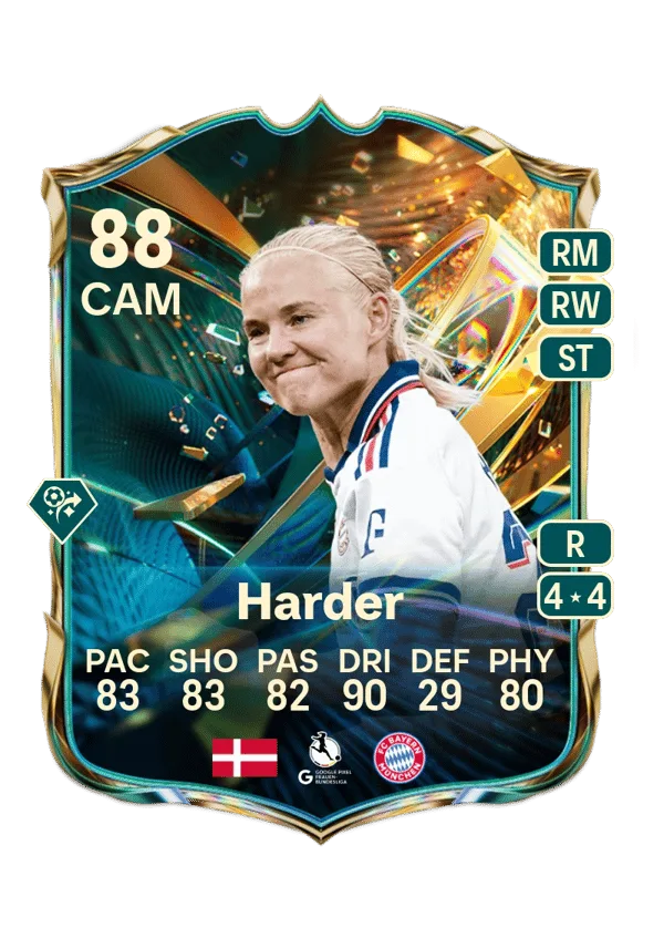 Pernille Harder (Destined for Glory, OVR 88, CAM) - PC
