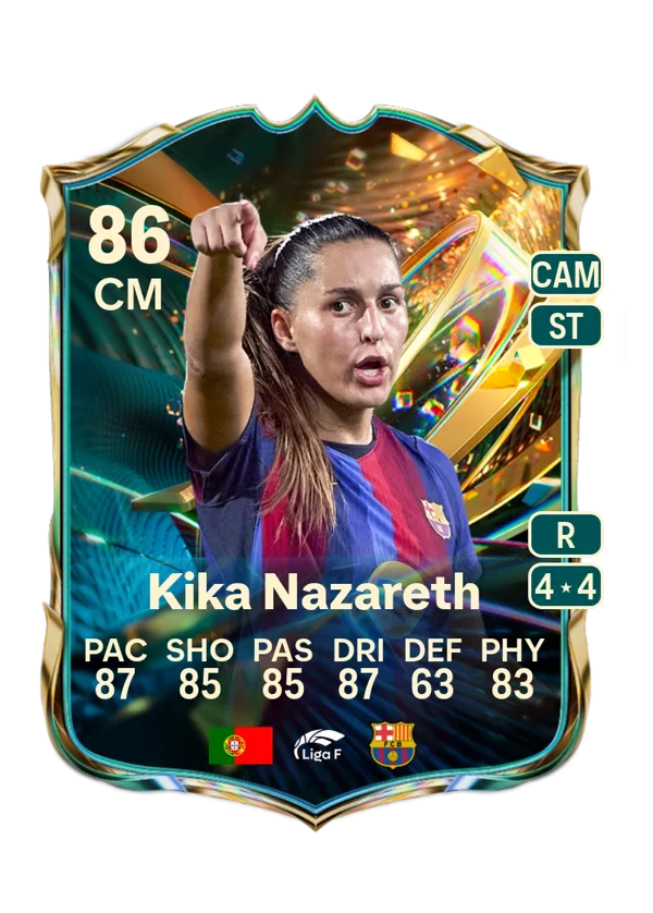 Kika Nazareth (Destined for Glory, OVR 86, CM) - PS4, PS5, XSX, XSS, XOne