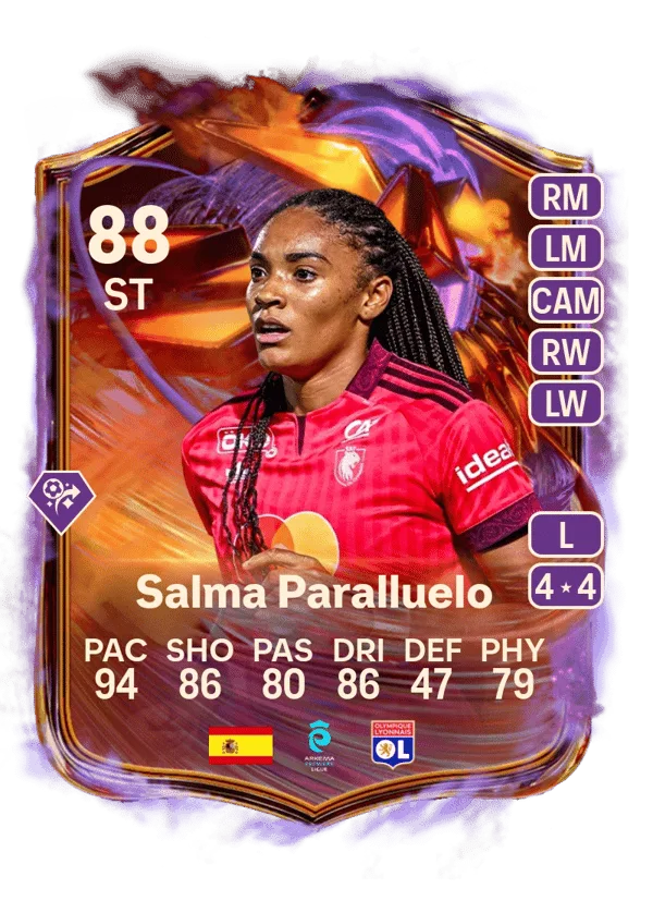 Salma Paralluelo (Ultimate Scream, OVR 88, ST) - PC