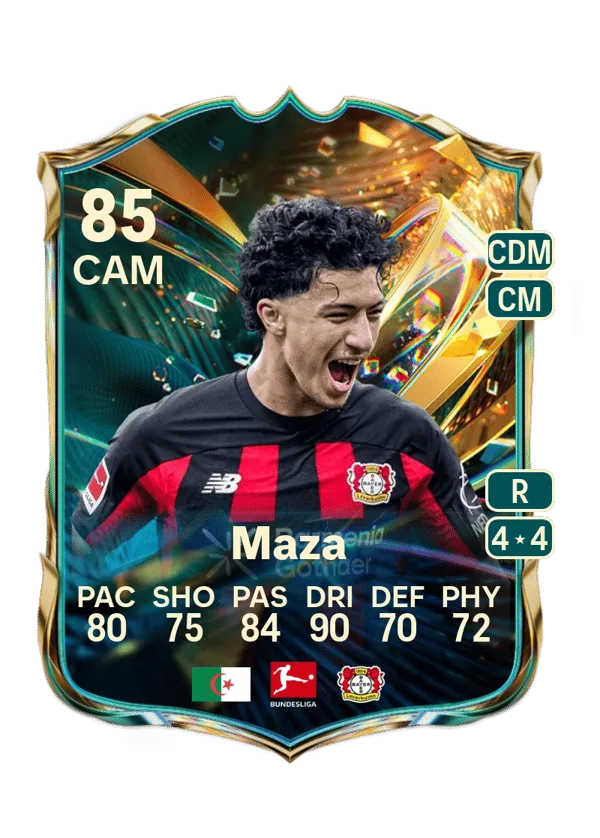 Ibrahim Maza (Destined for Glory, OVR 85, CAM) - PS4, PS5, XSX, XSS, XOne