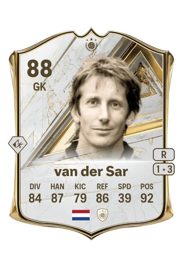 Edwin van der Sar (Base Icon, OVR 88, GK) - PS4, PS5, XSX, XSS, XOne