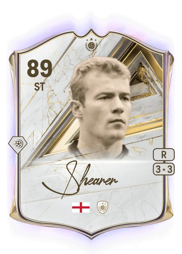 Alan Shearer (Base Icon, OVR 89, ST) - PC
