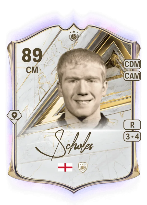 Paul Scholes (Base Icon, OVR 89, CM) - PC