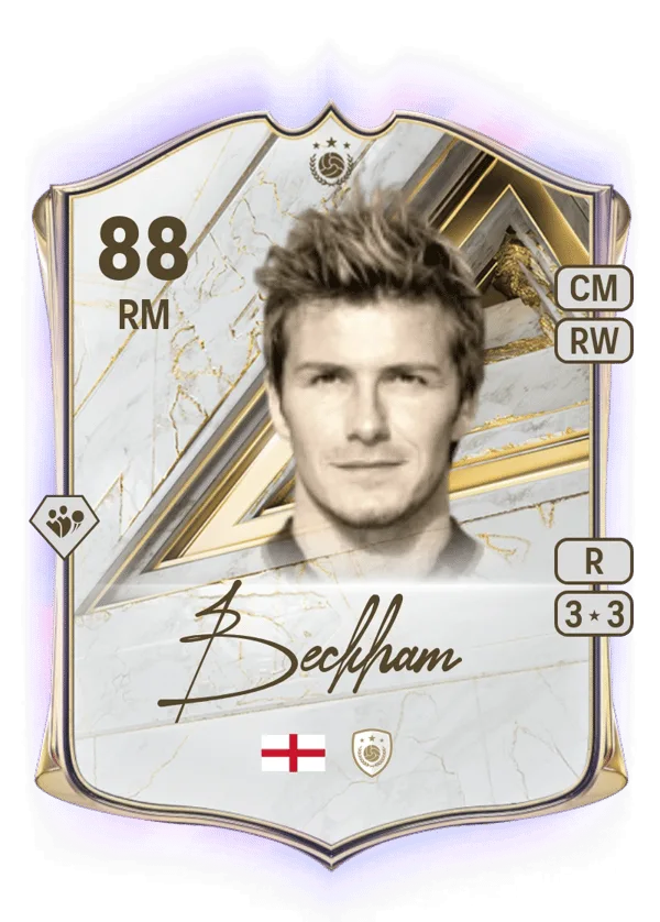 David Beckham (Base Icon, OVR 88, RM) - PC