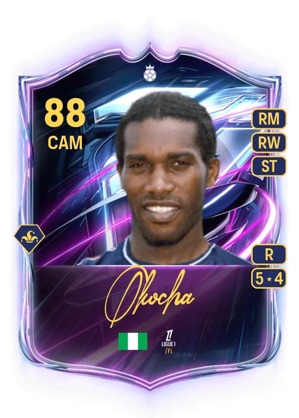 Jay-Jay Okocha (Base Hero, OVR 88, CAM) - PS4, PS5, XSX, XSS, XOne