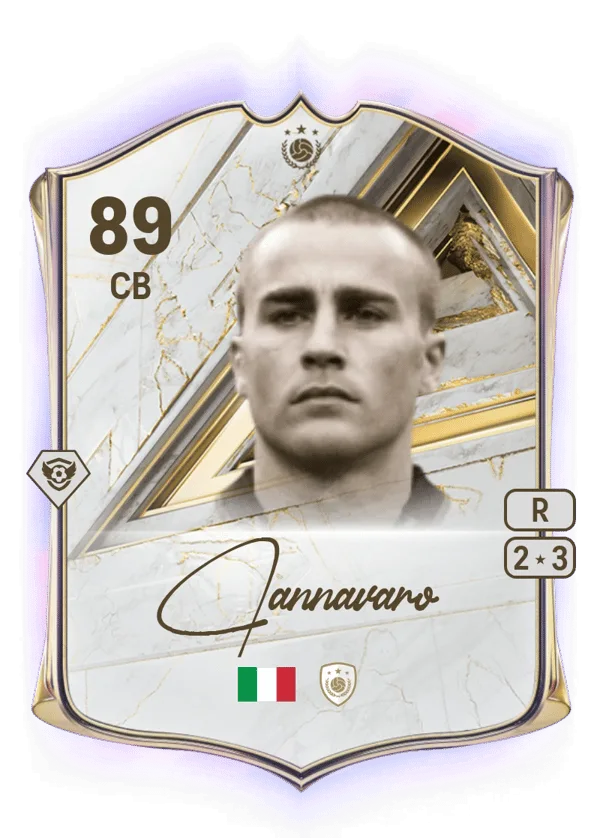 Fabio Cannavaro (Base Icon, OVR 89, CB) - PS4, PS5, XSX, XSS, XOne