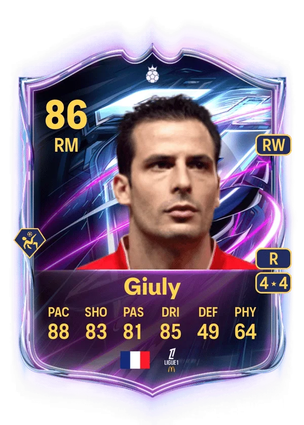 Ludovic Giuly (Base Hero, OVR 86, RM) - PS4, PS5, XSX, XSS, XOne