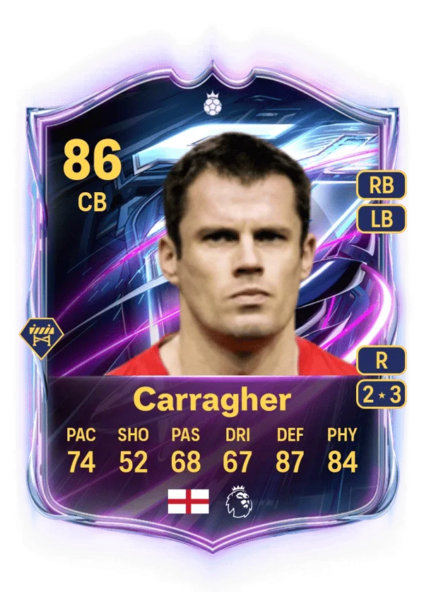 Jamie Carragher (Base Hero, OVR 86, CB) - PS4, PS5, XSX, XSS, XOne