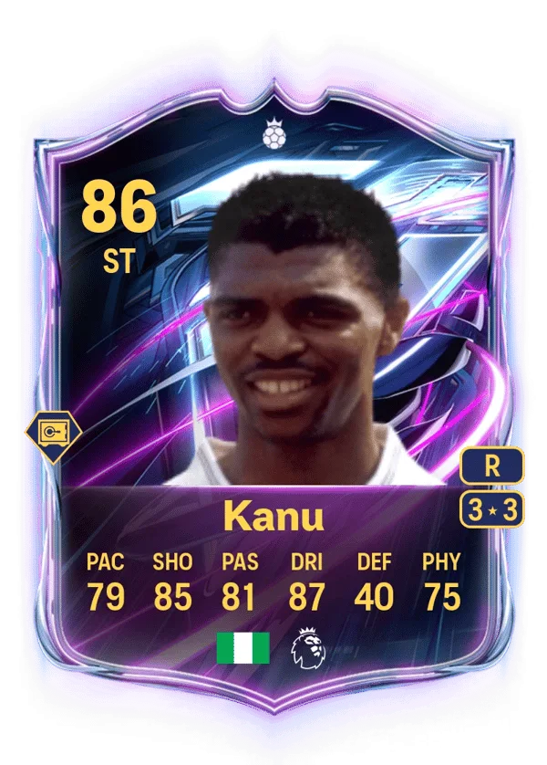 Nwankwo Kanu (Base Hero, OVR 86, ST) - PS4, PS5, XSX, XSS, XOne