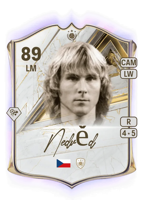 Pavel Nedvěd (Base Icon, OVR 89, LM) - PS4, PS5, XSX, XSS, XOne