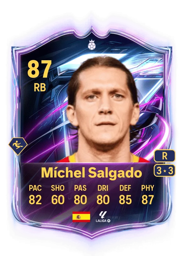 Míchel Salgado (Base Hero, OVR 87, RB) - PS4, PS5, XSX, XSS, XOne