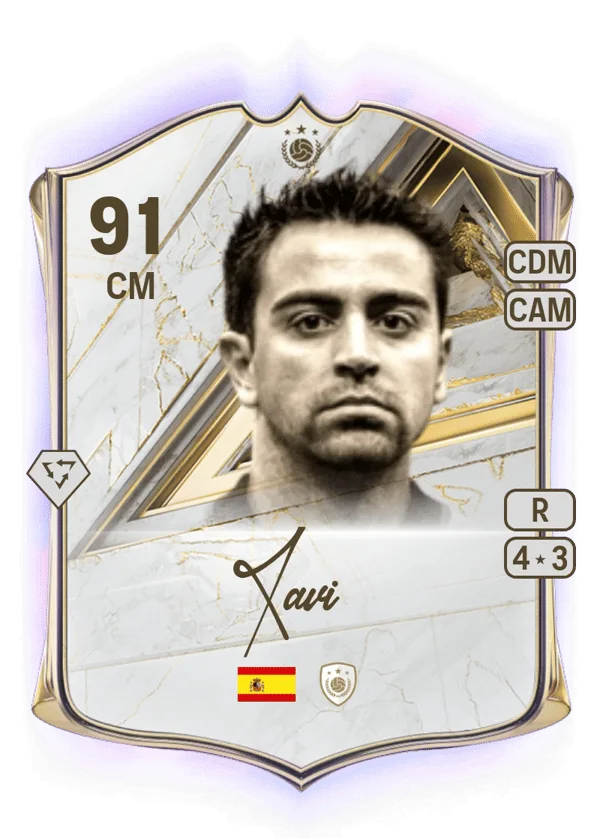 Xavi (Base Icon, OVR 91, CM) - PS4, PS5, XSX, XSS, XOne