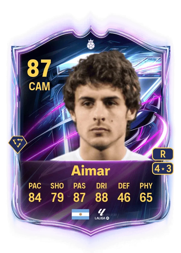 Pablo Aimar (Base Hero, OVR 87, CAM) - PS4, PS5, XSX, XSS, XOne