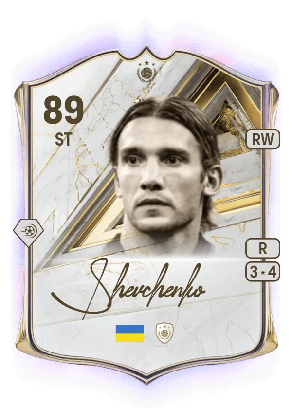 Andriy Shevchenko (Base Icon, OVR 89, ST) - PS4, PS5, XSX, XSS, XOne