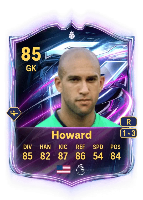 Tim Howard (Base Hero, OVR 85, GK) - PS4, PS5, XSX, XSS, XOne