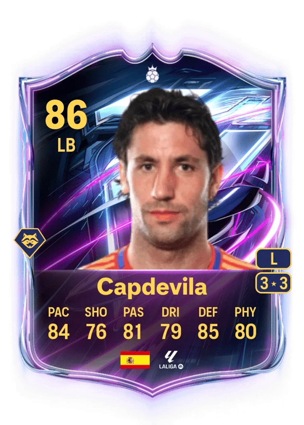 Capdevila (Base Hero, OVR 86, LB) - PS4, PS5, XSX, XSS, XOne