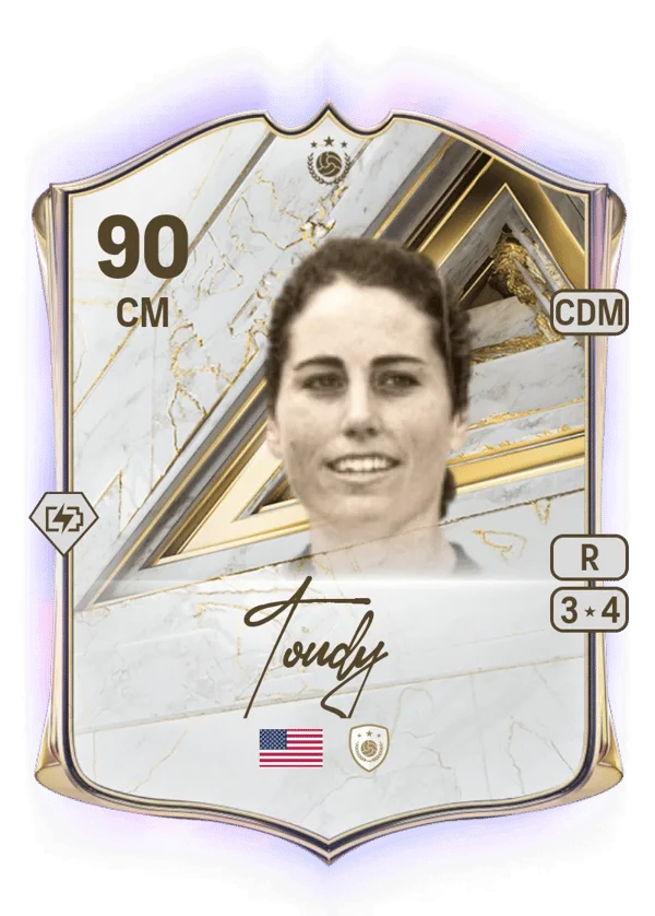 Julie Foudy (Base Icon, OVR 90, CM) - PS4, PS5, XSX, XSS, XOne