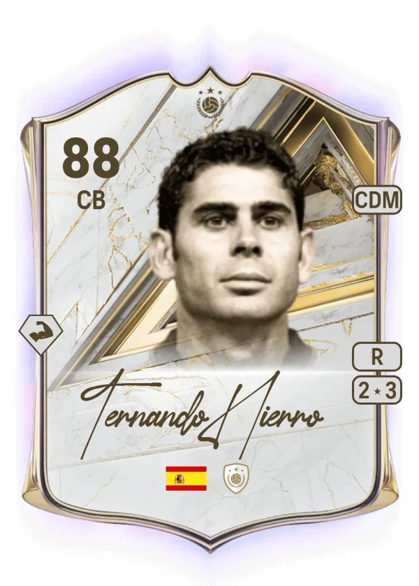 Fernando Hierro (Base Icon, OVR 88, CB) - PS4, PS5, XSX, XSS, XOne