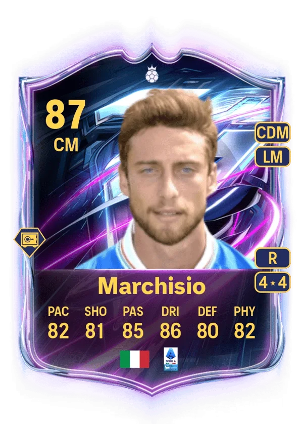 Claudio Marchisio (Base Hero, OVR 87, CM) - PS4, PS5, XSX, XSS, XOne
