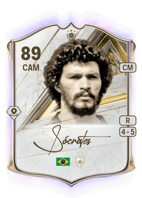 Sócrates (Base Icon, OVR 89, CAM) - PS4, PS5, XSX, XSS, XOne
