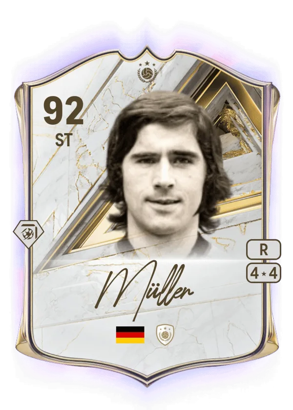 Gerd Müller (Base Icon, OVR 92, ST) - PC