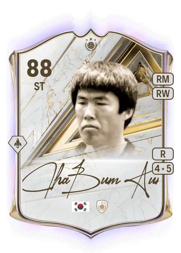 Cha Bum Kun (Base Icon, OVR 88, ST) - PS4, PS5, XSX, XSS, XOne