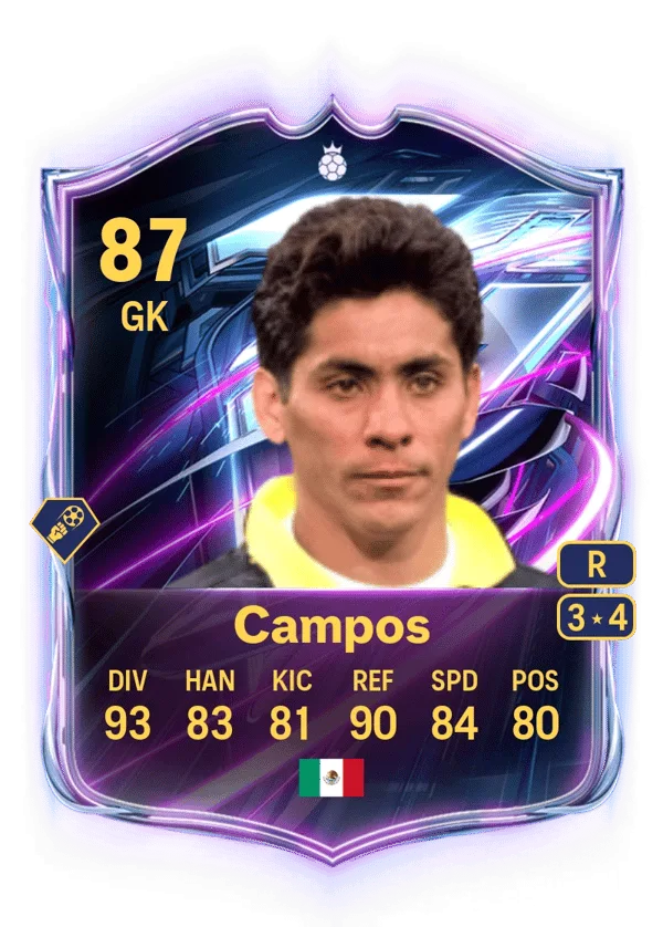Jorge Campos (Base Hero, OVR 87, GK) - PS4, PS5, XSX, XSS, XOne