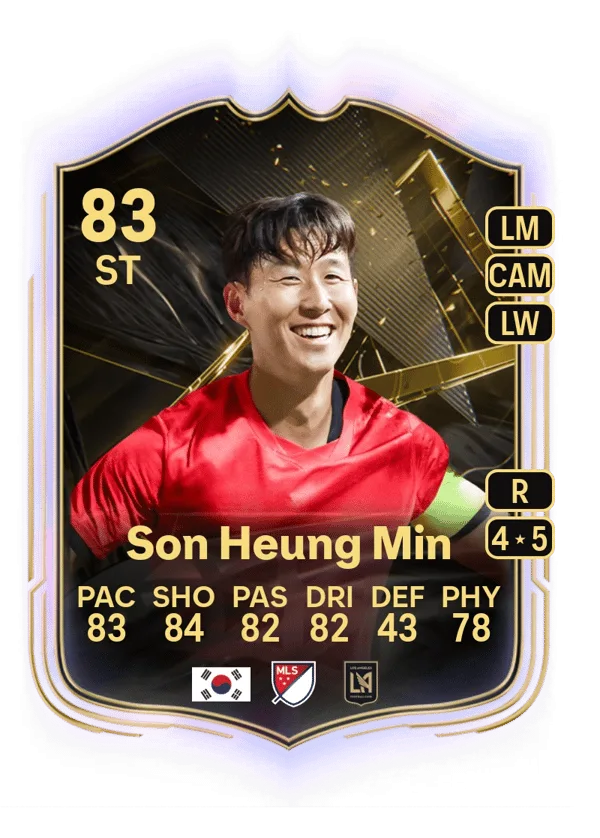 Son Heung Min (Team of the Week, OVR 83, ST) - PC