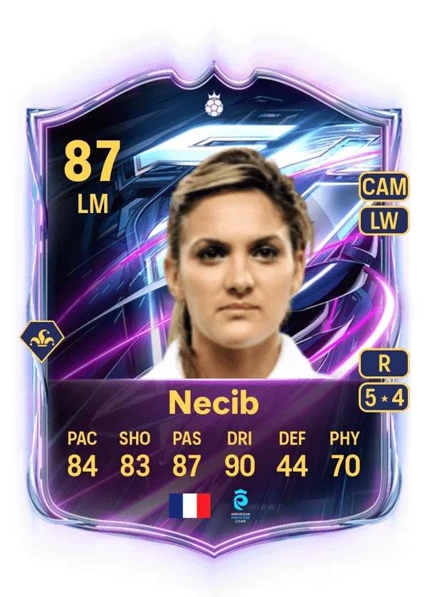 Louisa Necib (Base Hero, OVR 87, LM) - PS4, PS5, XSX, XSS, XOne