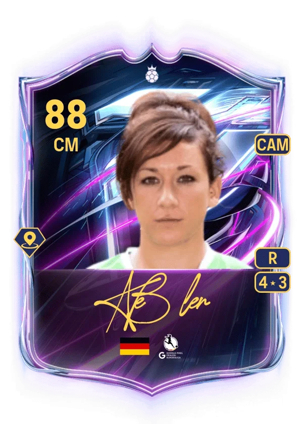 Nadine Keßler (Base Hero, OVR 88, CM) - PS4, PS5, XSX, XSS, XOne
