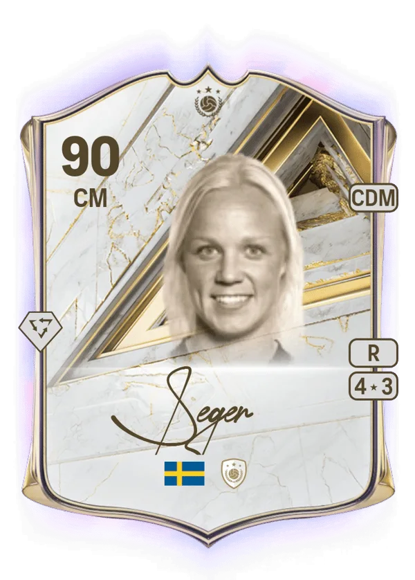 Caroline Seger (Base Icon, OVR 90, CM) - PS4, PS5, XSX, XSS, XOne