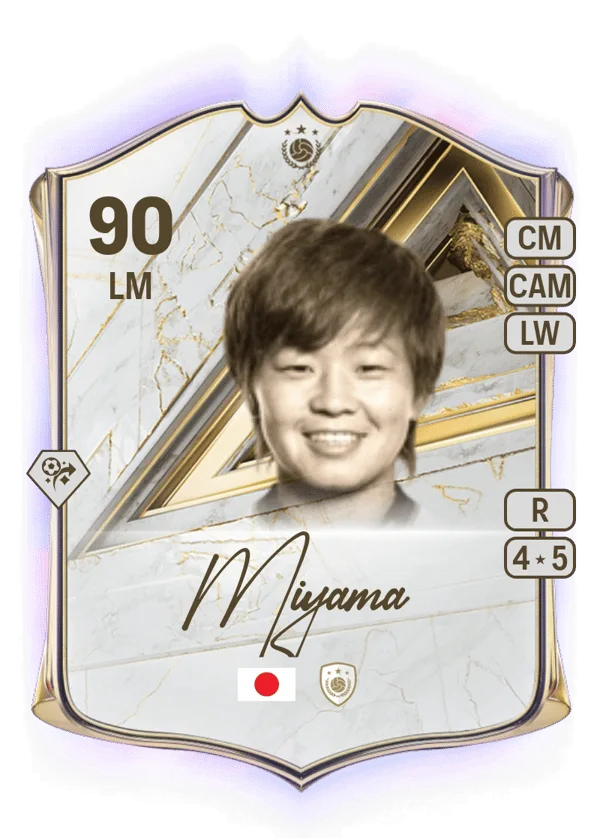 Aya Miyama (Base Icon, OVR 90, LM) - PS4, PS5, XSX, XSS, XOne
