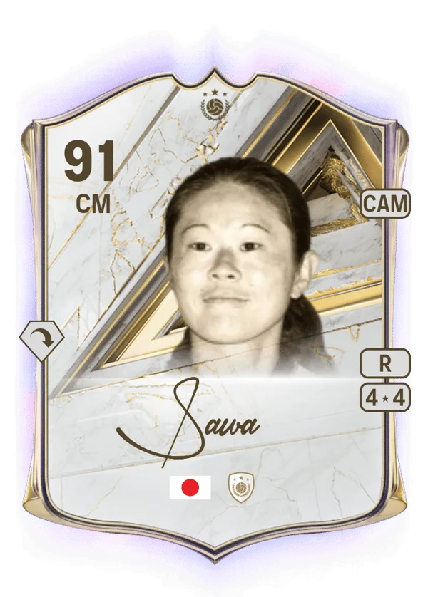 Homare Sawa (Base Icon, OVR 91, CM) - PC