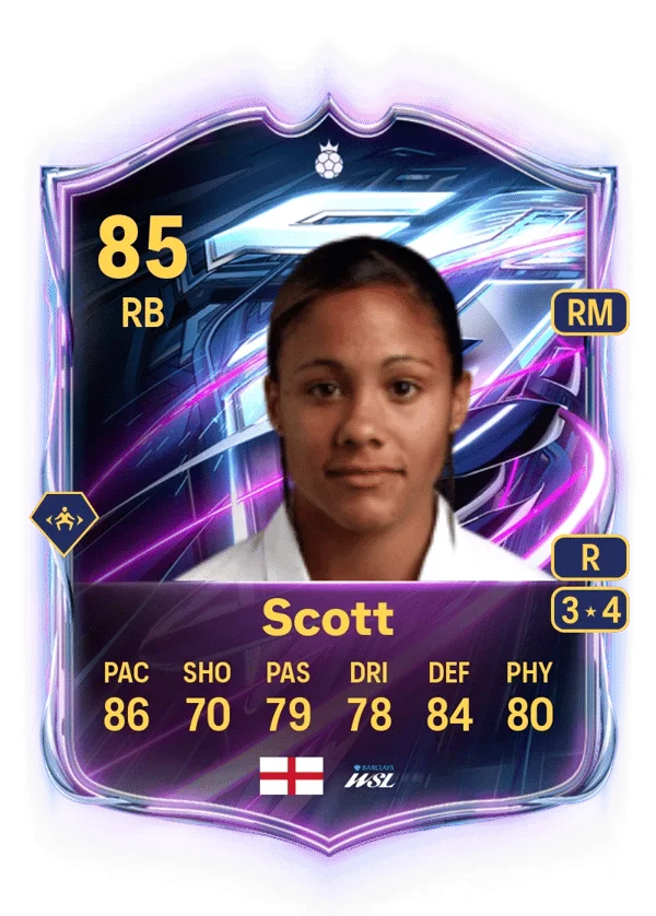 Alex Scott (Base Hero, OVR 85, RB) - PS4, PS5, XSX, XSS, XOne