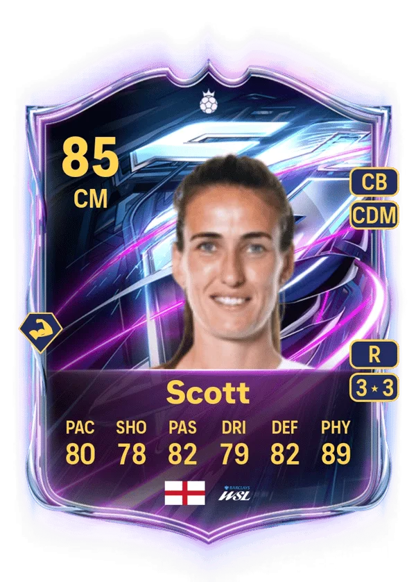 Jill Scott (Base Hero, OVR 85, CM) - PS4, PS5, XSX, XSS, XOne