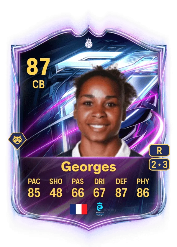 Laura Georges (Base Hero, OVR 87, CB) - PS4, PS5, XSX, XSS, XOne