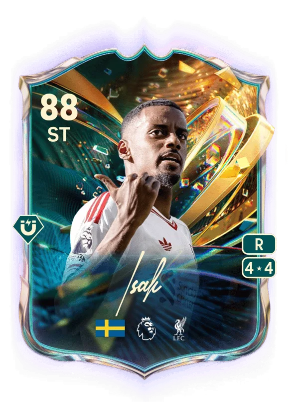 Alexander Isak (Destined for Glory, OVR 88, ST) - PS4, PS5, XSX, XSS, XOne