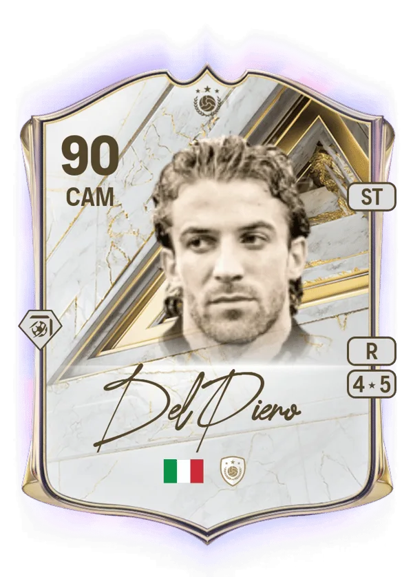 Alessandro Del Piero (Base Icon, OVR 90, CAM) - PC