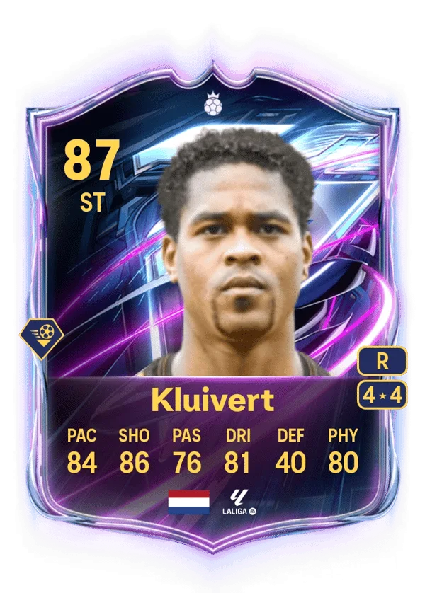 Patrick Kluivert (Base Hero, OVR 87, ST) - PS4, PS5, XSX, XSS, XOne