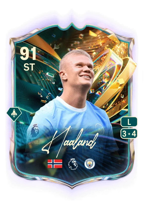 Erling Haaland (Destined for Glory, OVR 91, ST) - PS4, PS5, XSX, XSS, XOne
