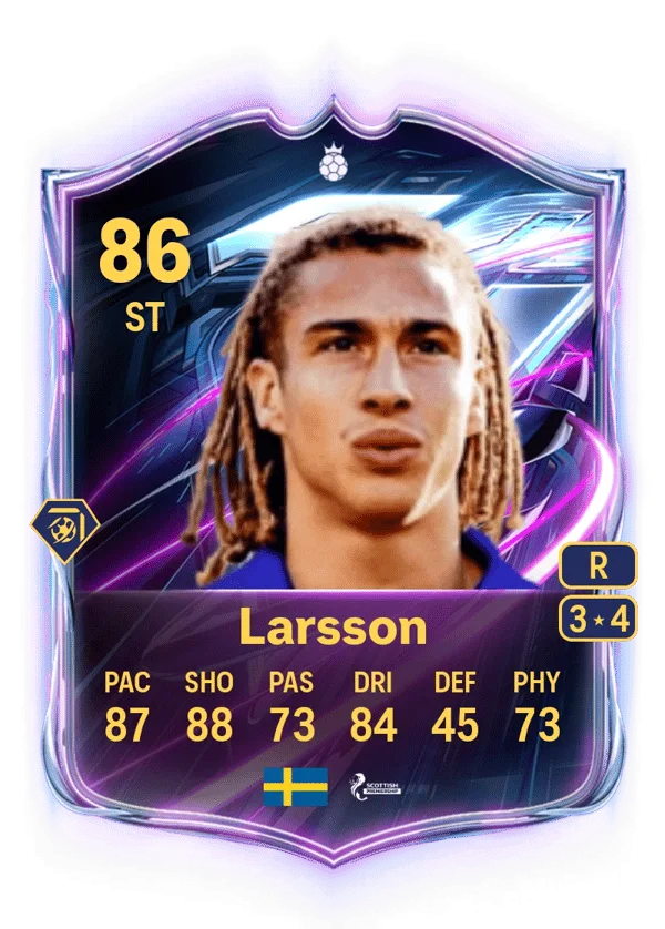 Henrik Larsson (Base Hero, OVR 86, ST) - PC