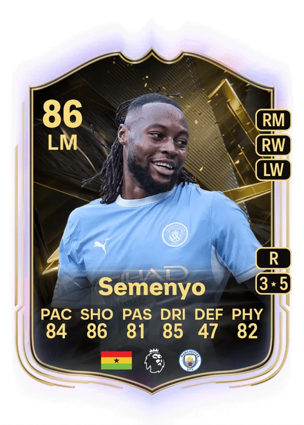 Antoine Semenyo (Team of the Week, OVR 86, LM) - PC