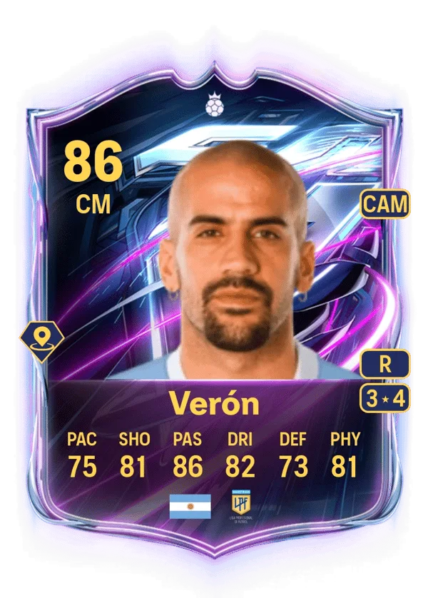 Juan Sebastián Verón (Base Hero, OVR 86, CM) - PS4, PS5, XSX, XSS, XOne