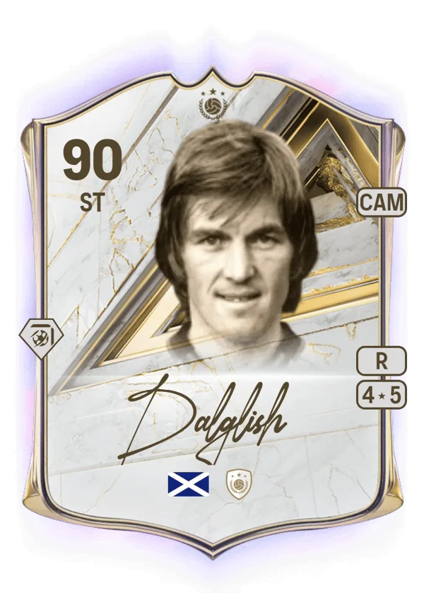 Kenny Dalglish (Base Icon, OVR 90, ST) - PC
