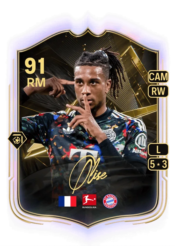 Michael Olise (Team of the Week, OVR 91, RM) - PS4, PS5, XSX, XSS, XOne