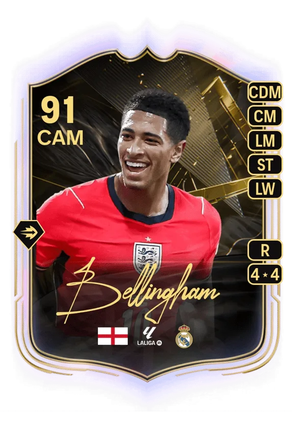 Jude Bellingham (Team of the Week, OVR 91, CAM) - PC