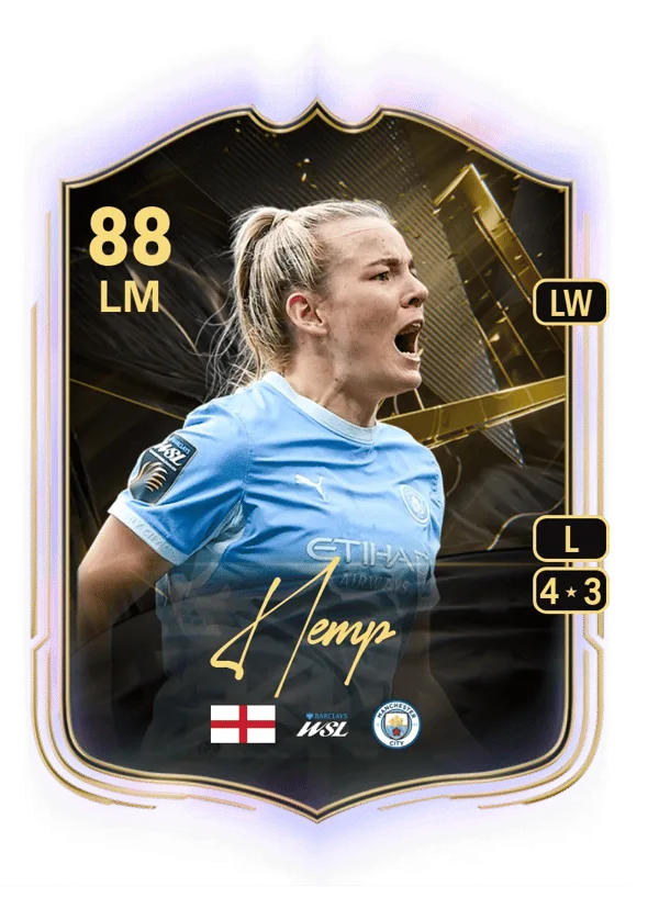 Lauren Hemp (Team of the Week, OVR 88, LM) - PC