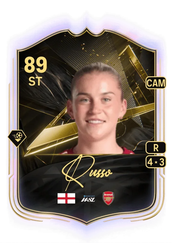 Alessia Russo (Team of the Week, OVR 89, ST) - PC